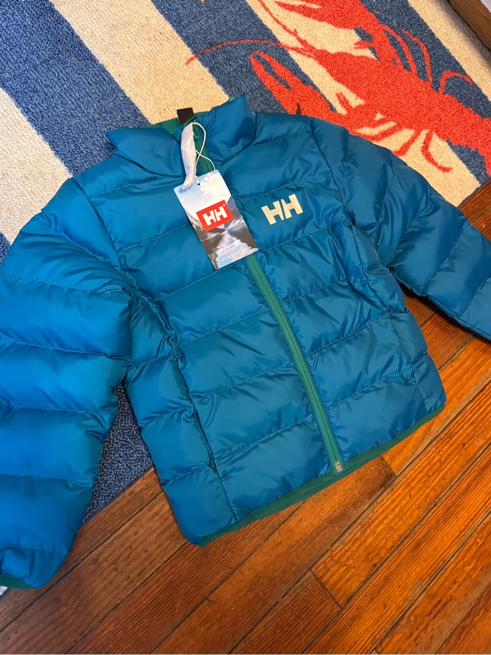 NEW Helly Hansen down Puffer Jacket size 6 kids